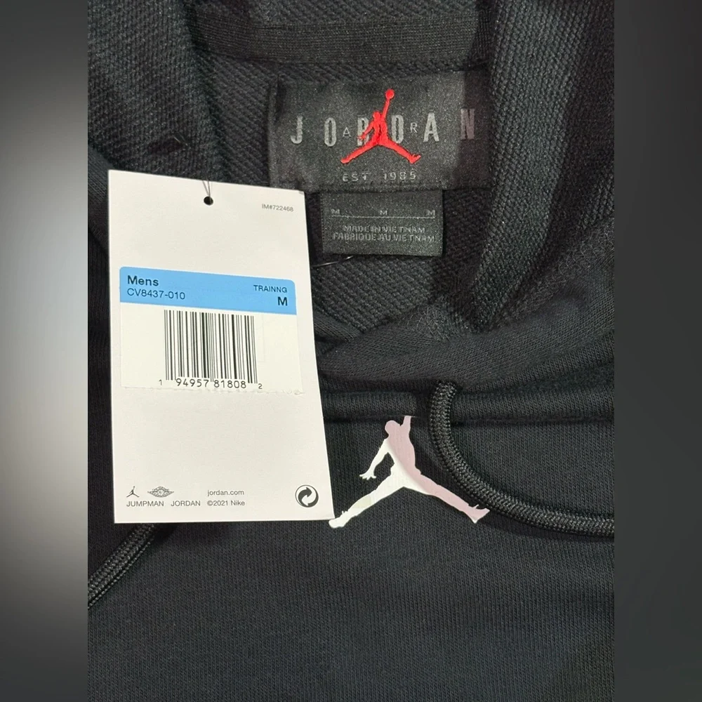 Air Jordan Men’s Fleece Hoodie Pullover Sweatshirt CV8437-010